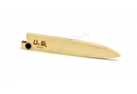 Senzo Wood nóż Yanagi Sashimi 210 plus pochwa.